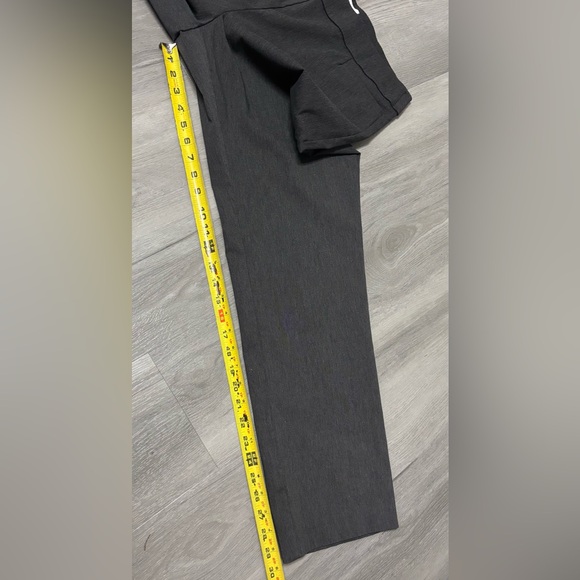 Liz Claiborne Straight Mid Rise Pull On Trousers Gray Women’s Size 14 - Picture 6 of 10